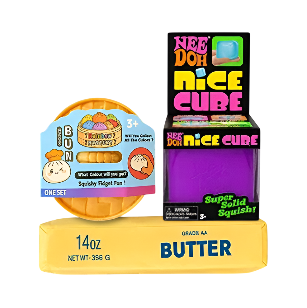 Needoh Butter Dumpling Triple Squishy Bundle