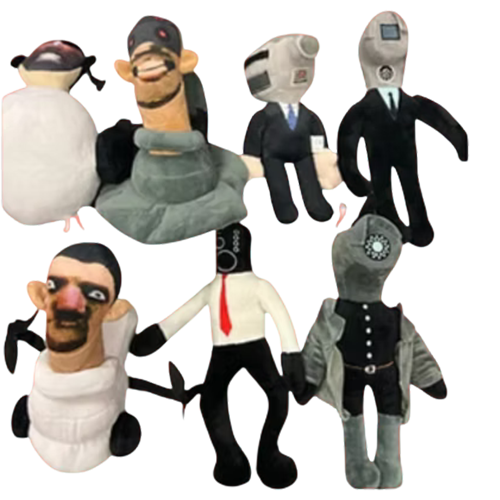 Scibidy Characters Plush Bundle