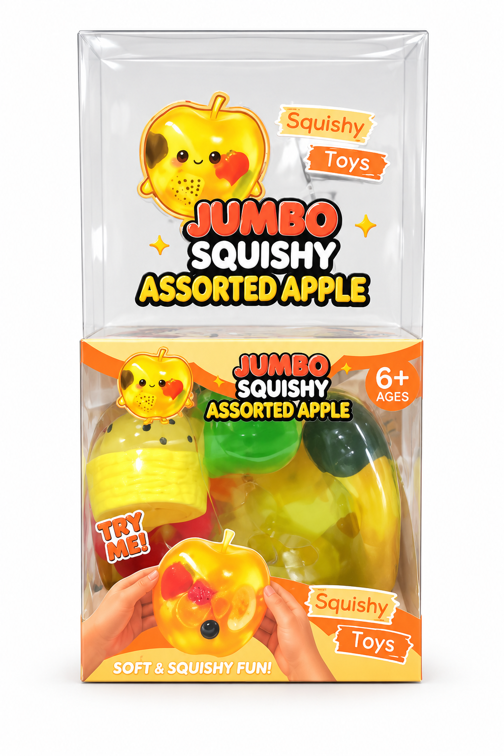 Coconut Oil Apple Squishy – Slow Rising Fruit Squeeze Toy