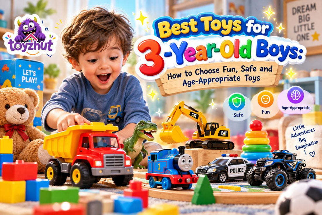 Best Toys for 3-Year-Old Boys: How to Choose Fun, Safe and Age-Appropriate Toys