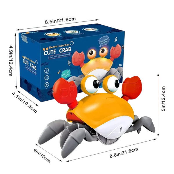 Hirger Crawling Crab Baby Toy Infant Tummy Time