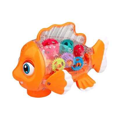Tipmant Cute Electric Fish Toy – Electronic Goldfish Animal Vehicle Car