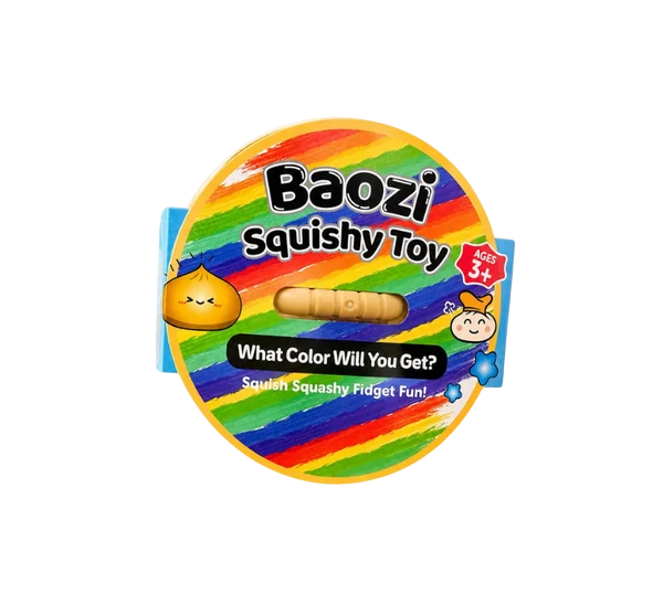 Baozi Squishy Toy Mystery Color Set of 4