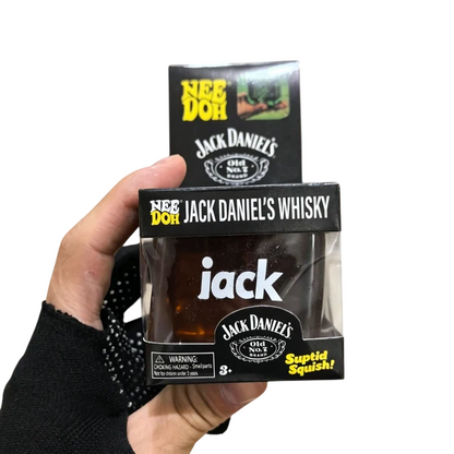 Jack Daniels Inspired Nice Cube Squishy – New Arrival