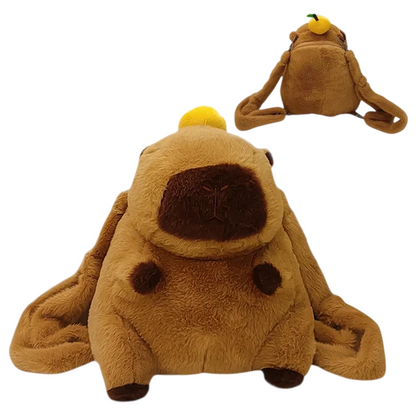 Colaxi Capybara Backpack – Cute Cartoon Animal Plush Backpack