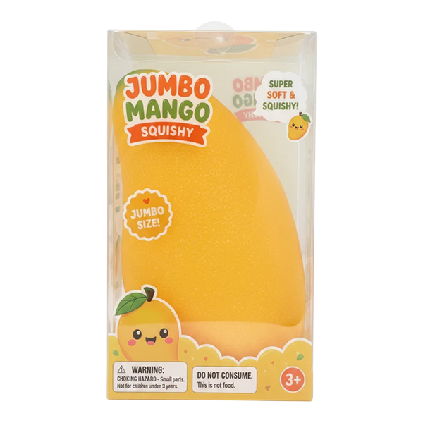 Jumbo Mango Squishy – Ultimate Stress Reliever – New Arrival