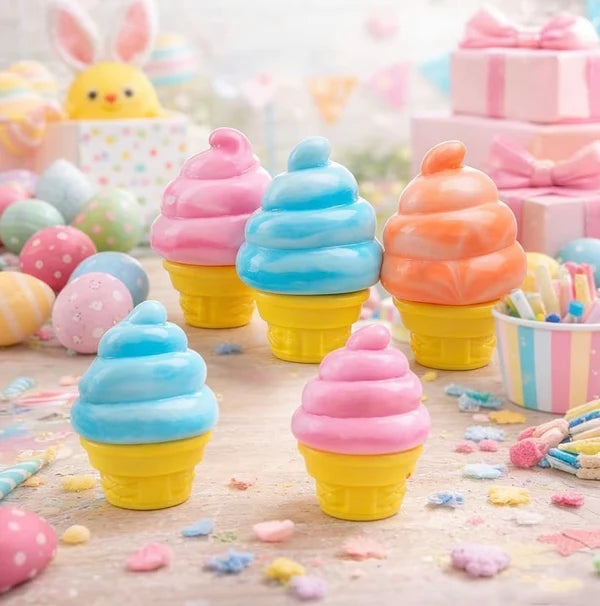 Ice Cream Squishy Cone Slow Rising – 6pc Set