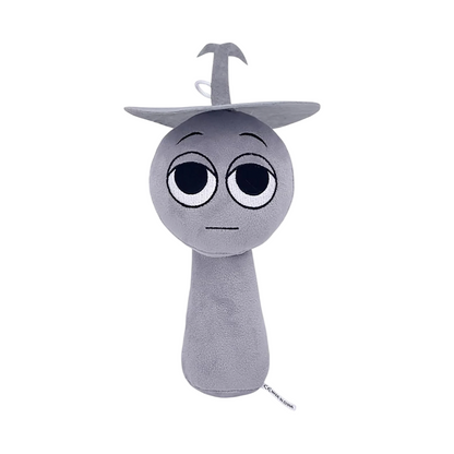 High Quality Sprunki Plushie Gray