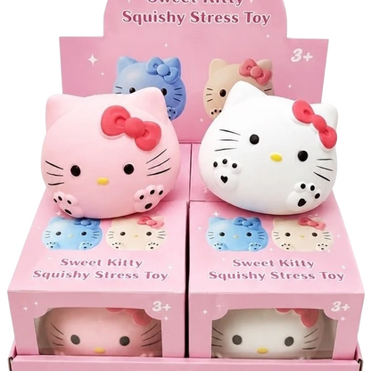 Jumbo Hello Kitty Inspired Squishy Stress Toy – Colour May Vary – New Arrival