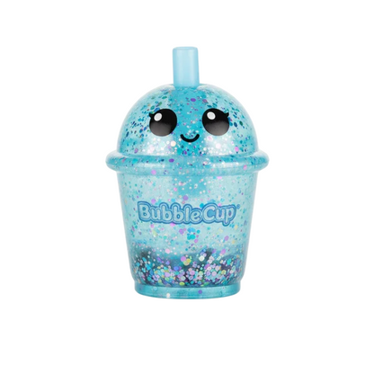 Kawaii Face Bubble Cup Glitter Squishy – Glitter Boba Cup Squishy – New Arrival