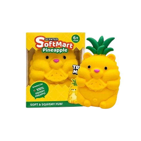 Pineapple Squishy Bear Face