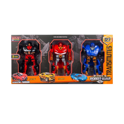 Toys Roboforces Transformers Deformed Car Robot Set of 3