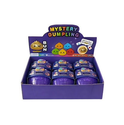 Mystery Purple Glitter Dumpling Squishy Bun – Mystery Series