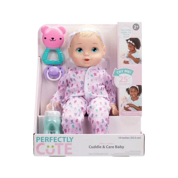 Perfectly Cute Cuddle and Care Baby Doll Blue Eyes