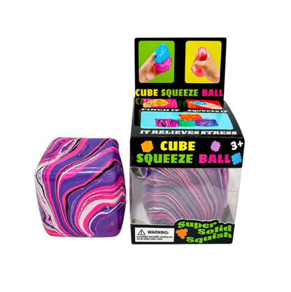 Swirl Squishy Stress Cube Balls