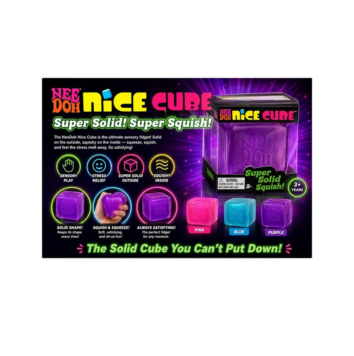 Needoh Squishy Pack of 12 (mix colors) 2" Wide🔥