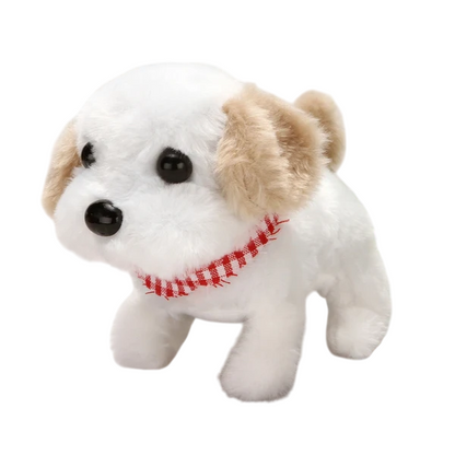 Electronic Plush Toys Puppy Interactive Big Head Dog Brown