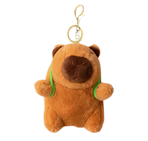 Capybara Plush Toy Keychain