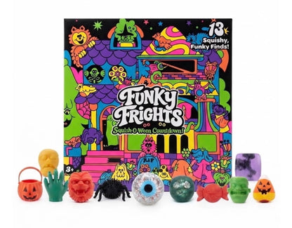 Funky Frights Squish-O-Ween Countdown 13-Piece Halloween Squishy Toy Set