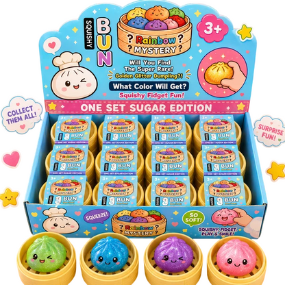 Squishy Steam Bunz Mystery Dim Sum Set of 12