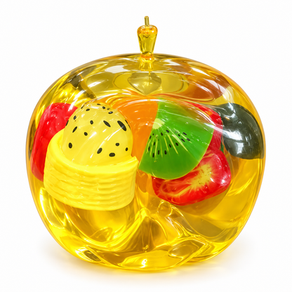 Coconut Oil Apple Squishy – Slow Rising Fruit Squeeze Toy