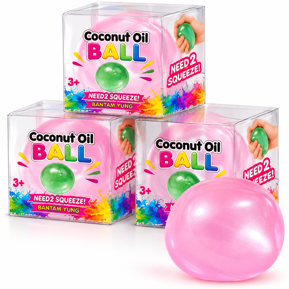 Coconut oil ball- color may vary