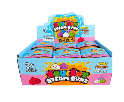Dumpling Squishy Steam Buns Mystery Set of 12
