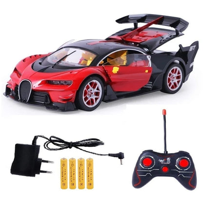 Bugatti Remote Control Car for Boys Toys Bugatti RC Cars for Kids, Rechargable 1/16 High Speed Fast RC Drift Cars for Adults, LED Light Kids Car Toys Gift for Boys Girls