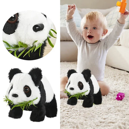 Electric Plush Panda Toy – Interactive Walking Animal Plushie