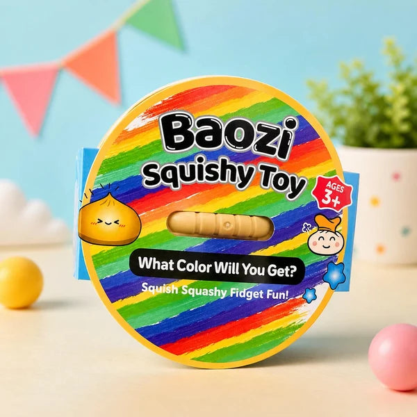 Baozi Squishy Toy Mystery Color Set of 4
