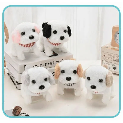 Electronic Plush Toys Puppy Interactive Big Head Dog Black