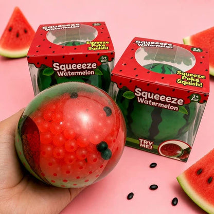 Orbeez Filled Watermelon Squishy – Satisfying Squeeze Toy