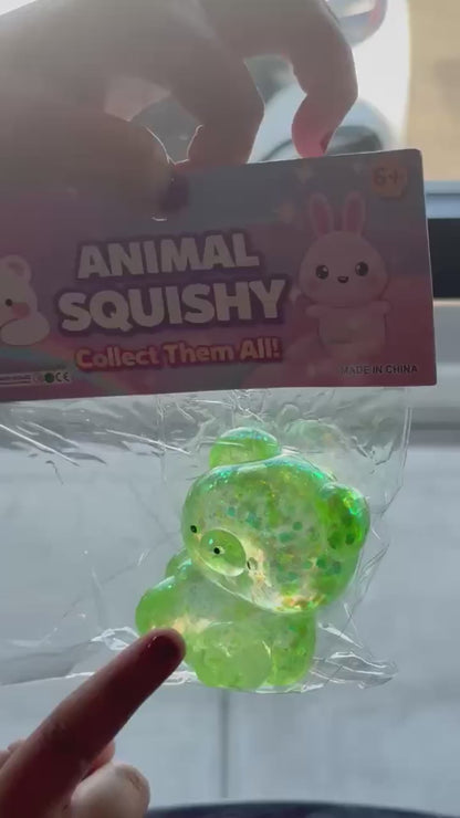 Glitter Bear Squishy – Colour May Vary