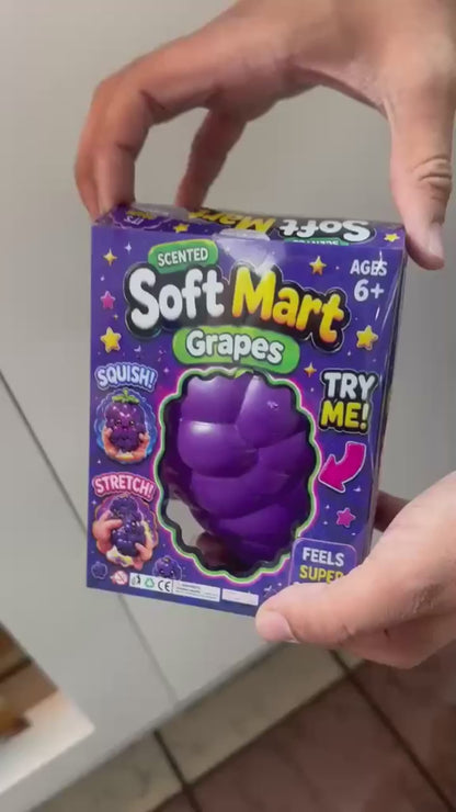 Jumbo Grape Squishy Viral Scented Slow Rebound Stress Relief Fidget Toy