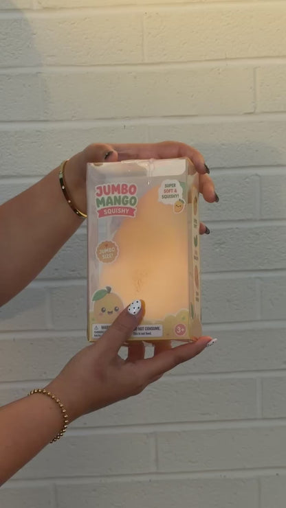 Jumbo Mango Squishy – Ultimate Stress Reliever – New Arrival