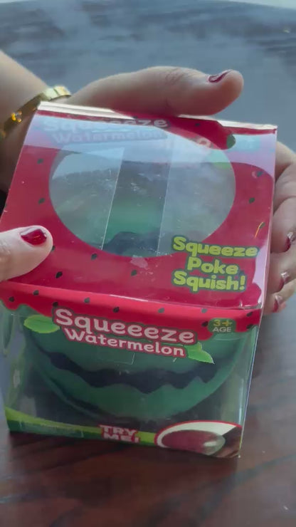 Orbeez Filled Watermelon Squishy – Satisfying Squeeze Toy