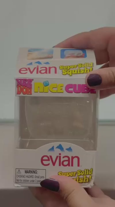 Evian Nice Cube Squishy