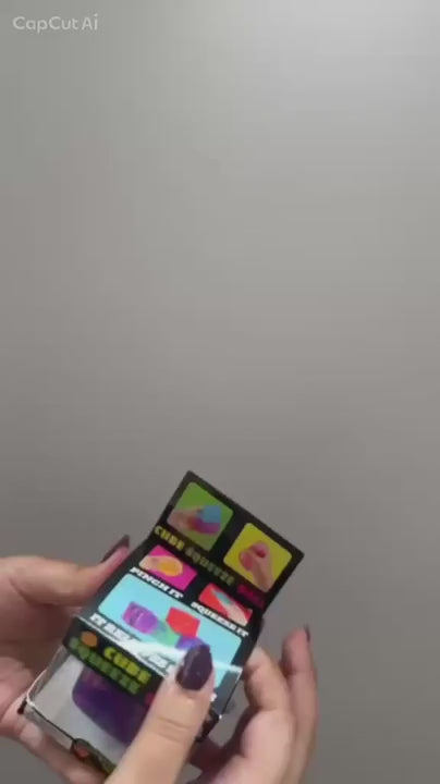 Swirl Squishy Stress Cube Balls